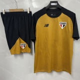 26-27 Sao Paulo Yellow Training Short Suit