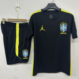 26-27 Brazil Jordan Black Training Short Suit