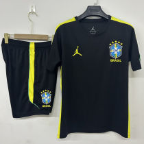 26-27 Brazil Jordan Black Training Short Suit
