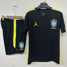 26-27 Brazil Jordan Black Training Short Suit
