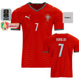 26-27 Portugal Home World Cup Legacy Ronaldo #7 Fans Soccer Jersey