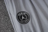 26-27 PSG Jordan White Gray Kids Half Pull Tracksuit #E26044(童装)(半拉链)