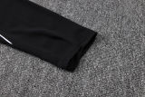 26-27 PSG Black Kids Half Pull Tracksuit #E26045(童装)(半拉链)