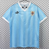 1990 Uruguay Home Retro Soccer Jersey