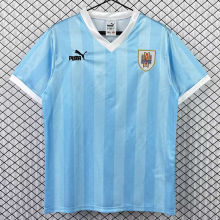 1990 Uruguay Home Retro Soccer Jersey