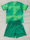 26-27 PSG Green Goalkeeper Kids Soccer Jersey