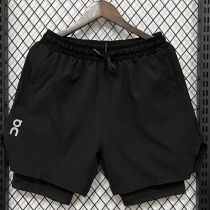 D632 ON Black Casual Short Pants