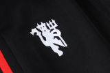 26-27 Man Utd Black Kids Jacket Tracksuit #E26065(童装)