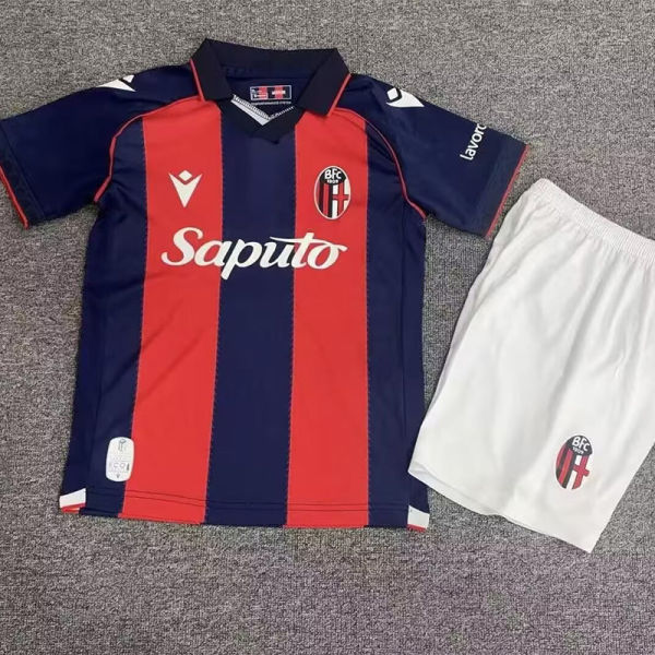 26-27 Bologna Home Kids Soccer Jersey