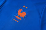 26-27 France Fancy blue Half Pull Tracksuit #B26042(半拉链)