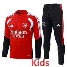 26-27 ARS Red Kids Half Pull Tracksuit #E26041(童装)(半拉链)