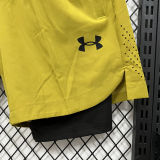 D630 UA Yellow Casual Short Pants