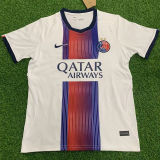26-27 PSG White Red Fans Soccer Jersey
