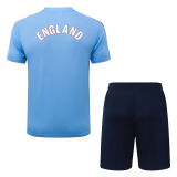 26-27 England Light blue Training Short Suit #J26038