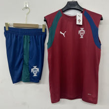 26-27 Portugal Red Tank top and shorts suit (背心短裤)