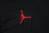 26-27 Brazil Jordan Black Kids Half Pull Tracksuit #E26046(童装)(半拉链)