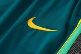 26-27 Brazil Lake blue Kids Half Pull Tracksuit #E26057(童装)(半拉链)