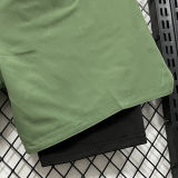 D632 ON Green Casual Short Pants