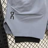 D632 ON Light blue Casual Short Pants