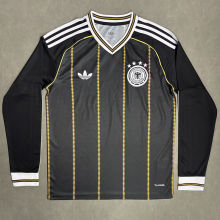 26-27 Germany Black Gold Long Sleeve Soccer Jersey (长袖)