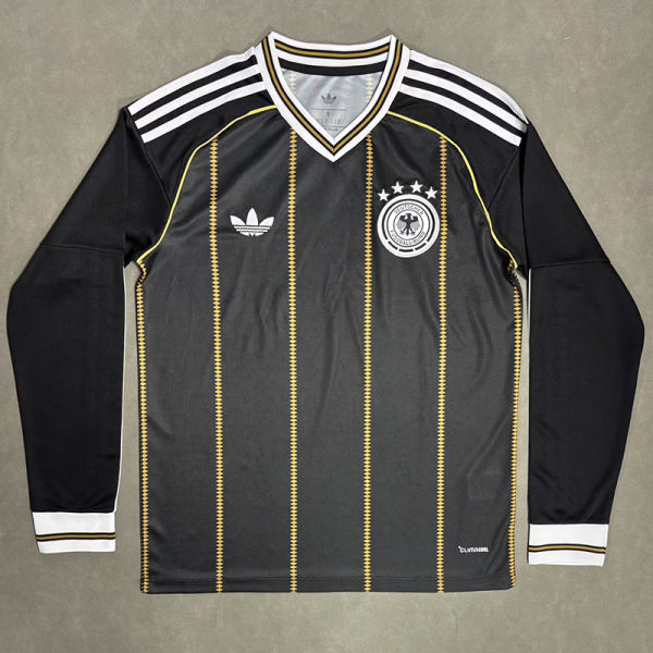 26-27 Germany Black Gold Long Sleeve Soccer Jersey (长袖)
