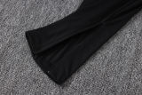 26-27 Brazil Jordan Black Kids Half Pull Tracksuit #E26048(童装)(半拉链)