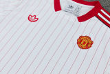 25-26 Man Utd White red Training Short Suit