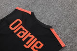 26-27 Netherlands Black Tank top and shorts suit #D26038