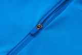 26-27 Brazil Lake blue Half Pull Tracksuit #B26041(半拉链)