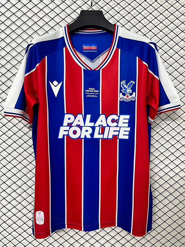 25-26 Crystal Palace Home UECL Finals Edition Fans Soccer Jersey (决赛版)