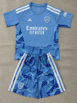 26-27 ARS Lake blue Goalkeeper Kids Soccer Jersey