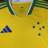 26-27 Cruzeiro Yellow Special Edition Fans Soccer Jersey