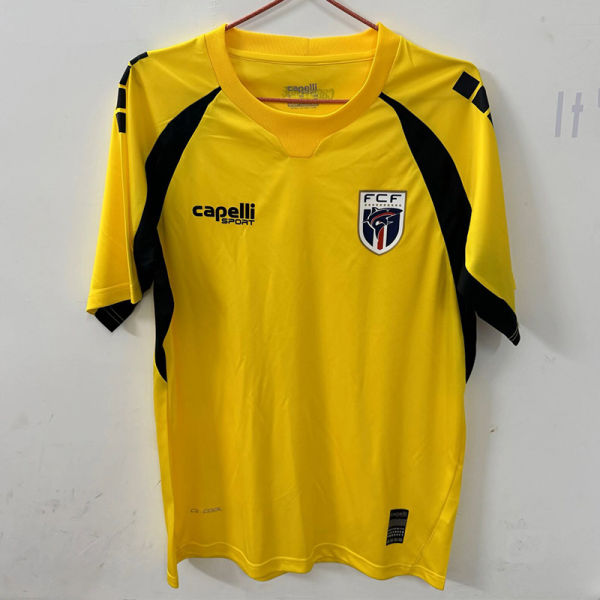 26-27 Cape Verde Yellow Goalkeeper Soccer Jersey