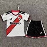 26-27 River Plate Home Kids Soccer Jersey