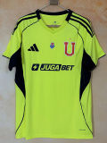 26-27 Universidad De Chile Fluorescent Green Fans Soccer Jersey