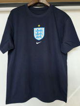 26-27 England Royal blue High Quality Casual T-Shirt