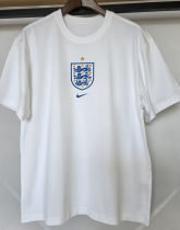 26-27 England White High Quality Casual T-Shirt