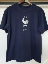 26-27 France Royal blue High Quality Casual T-Shirt #白标