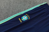 26-27 Brazil Lake blue Half Pull Tracksuit (半拉链)