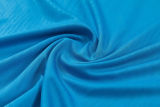 26-27 Brazil Lake blue Half Pull Tracksuit (半拉链)