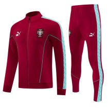 26-27 Portugal Red Jacket Tracksuit