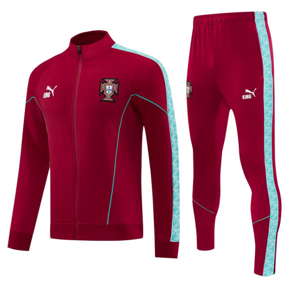 26-27 Portugal Red Jacket Tracksuit