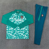 26-27 Portugal Green Half Pull Tracksuit (半拉链)