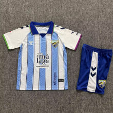 26-27 Malaga Home Kids Soccer Jersey