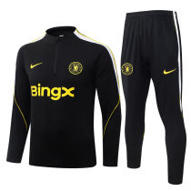 26-27 CHE Black Half Pull Tracksuit #B26066(半拉链)