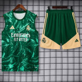 26-27 RMA Green Tank top and shorts suit