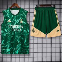 26-27 RMA Green Tank top and shorts suit