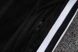 26-27 JUV Black Half Pull Tracksuit #B26064(半拉链)