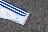 26-27 Argentina White Half Pull Tracksuit #B26063(半拉链)