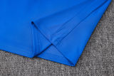 26-27 INT Fancy blue Half Pull Tracksuit #B26067(半拉链)